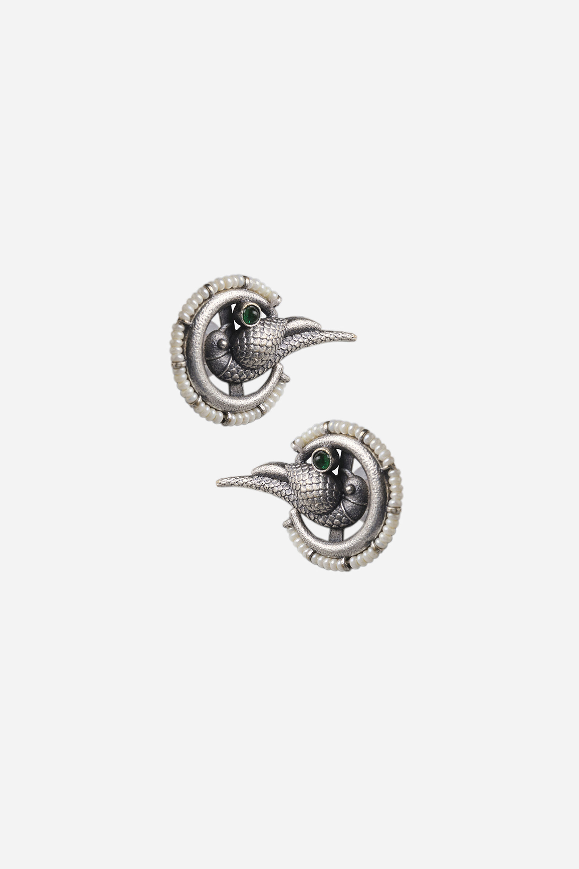 Halo Parrot Earrings, , image 3